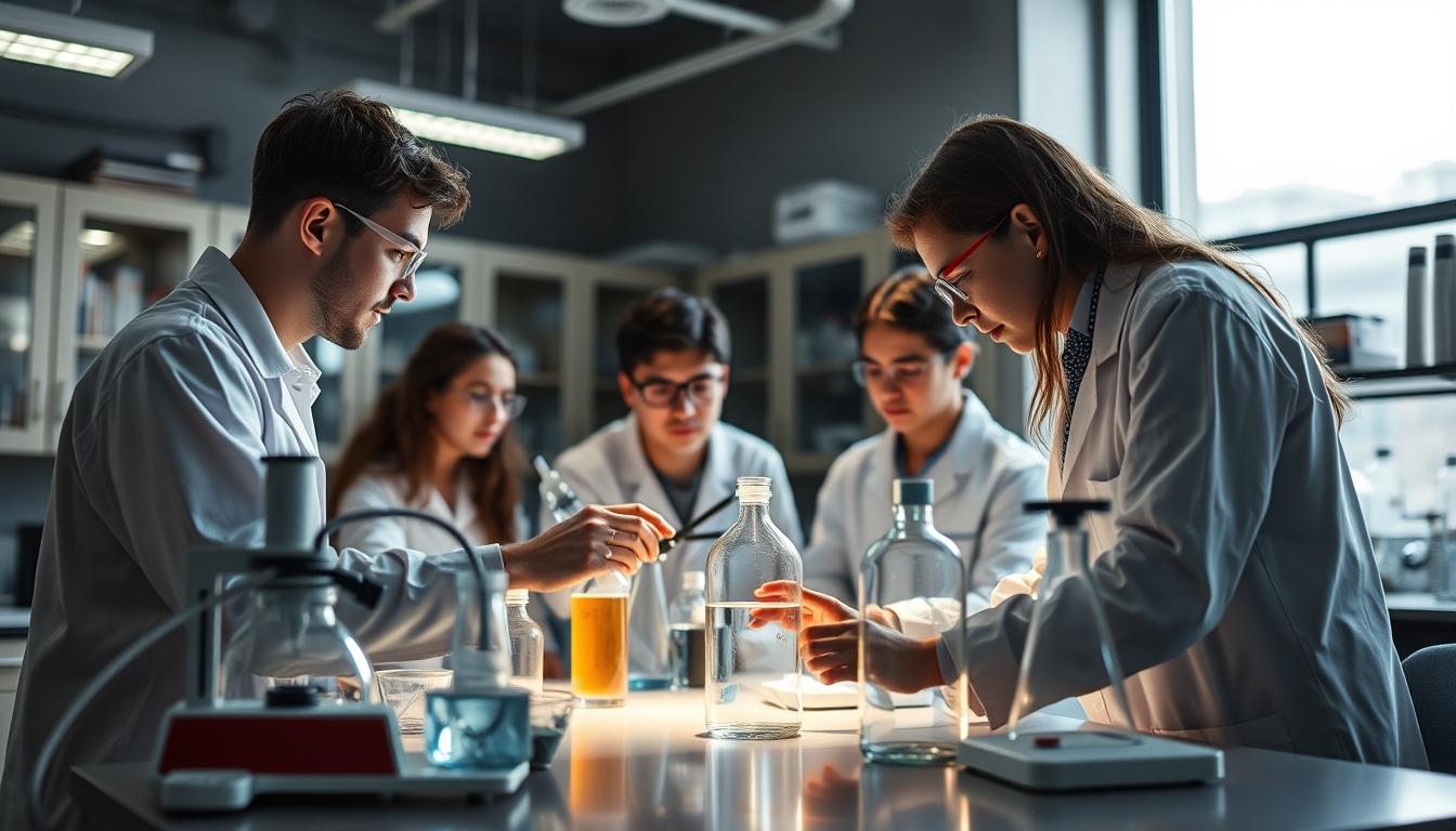 Structured study materials and learning resources on a desk